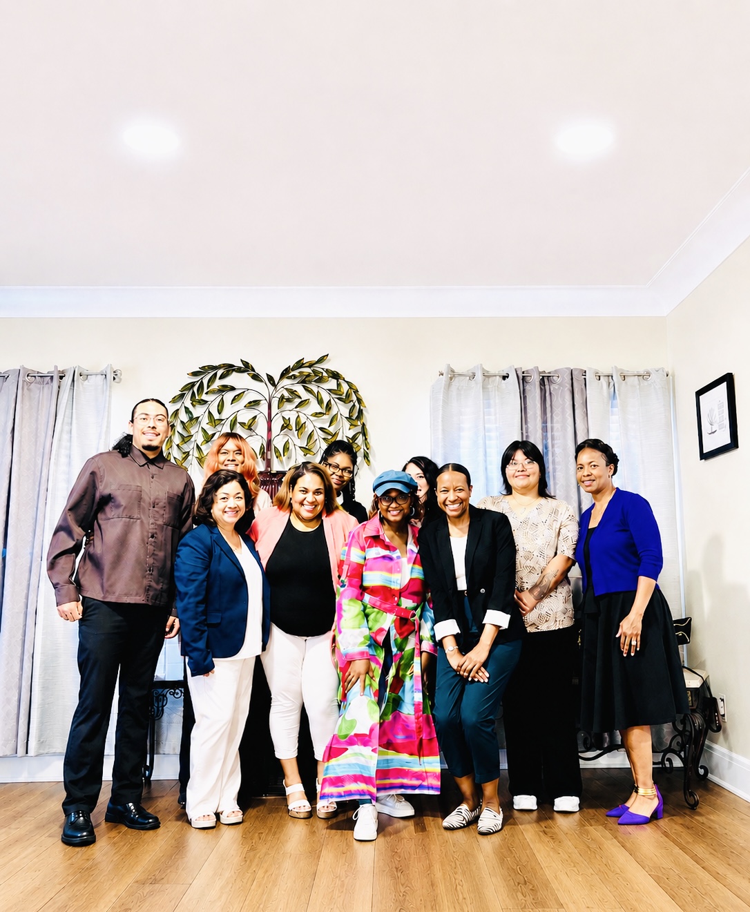 Diane Dao Higuchi with the Uplifting Visions team